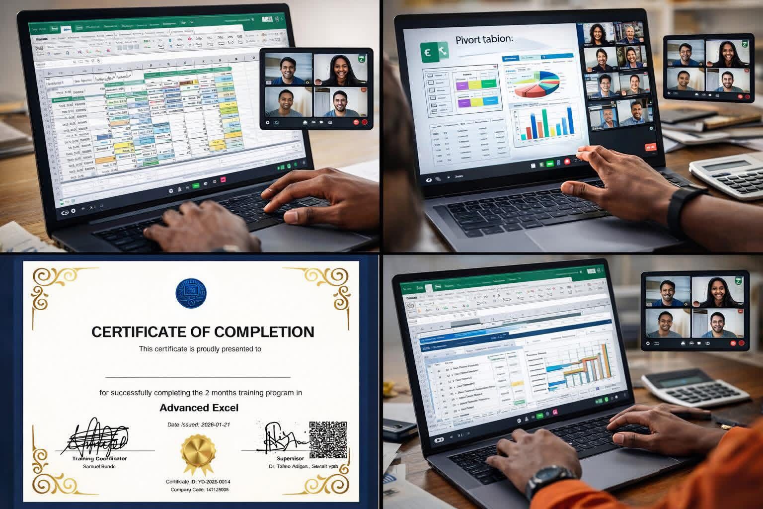 Phase 2 Completed: Advanced Excel Online Training Successfully Concluded
