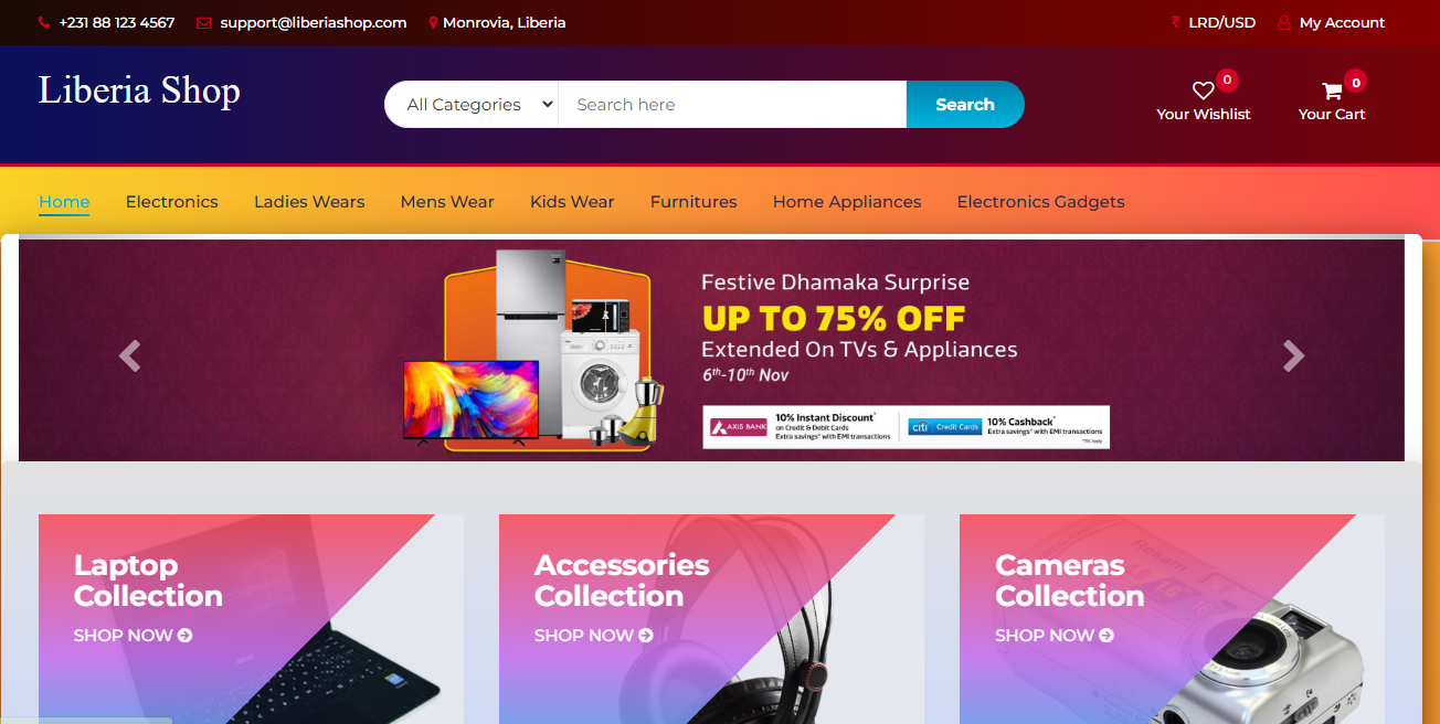 Liberia Commerce Hub — National E-Commerce Platform
