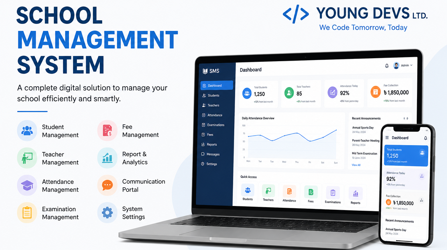 School Management System Development